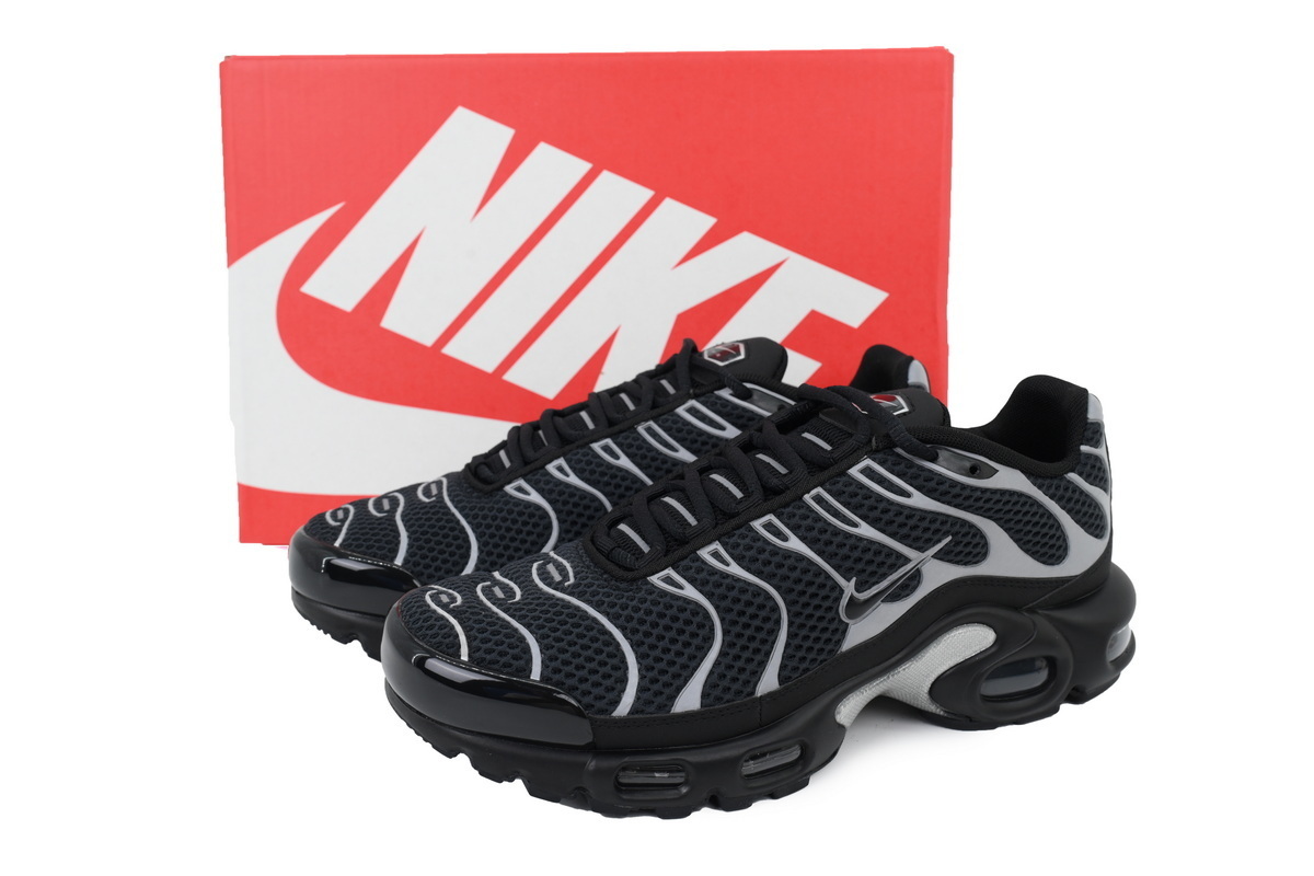 Nike Air Max Plus Premium 'Black Metallic Silver' HQ3029-001