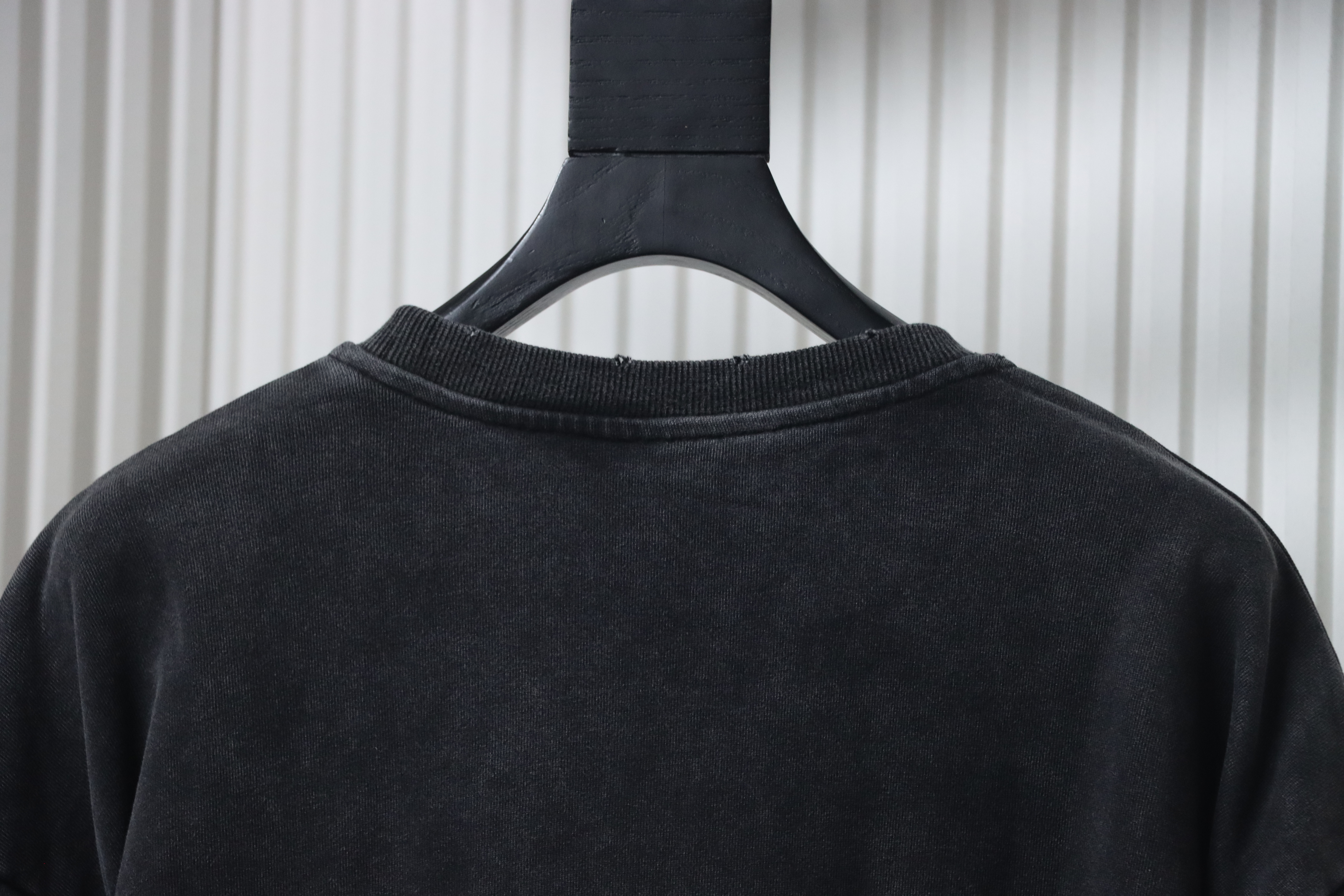 Balenciaga Hand-painted Lettering Sweatshirt Black