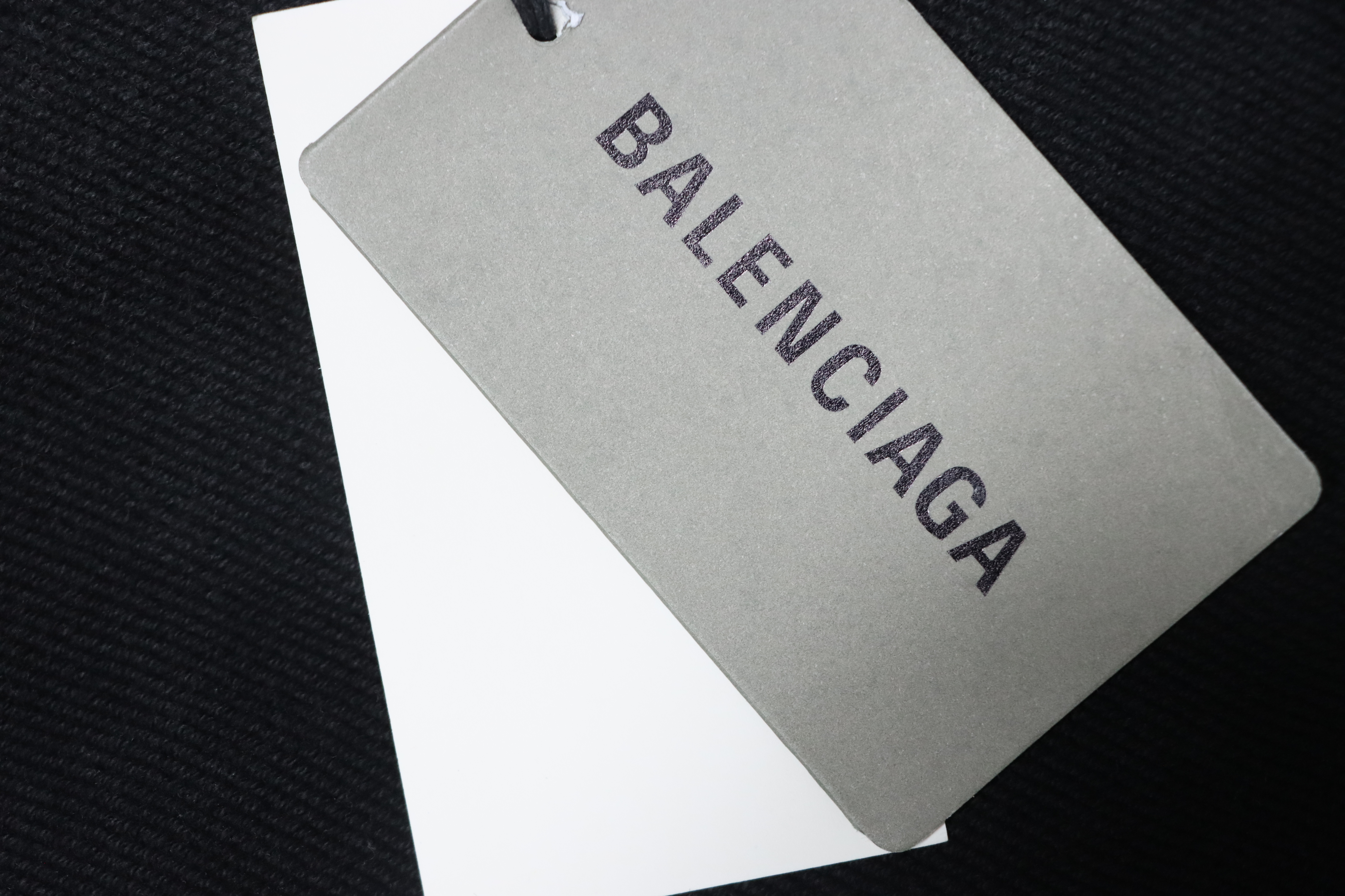 Balenciaga Hand-painted Lettering Sweatshirt Black