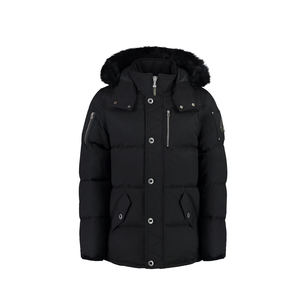 Moose Knuckles 3Q Fur Hood Parka Black