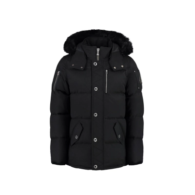Moose Knuckles 3Q Fur Hood Parka Black 01