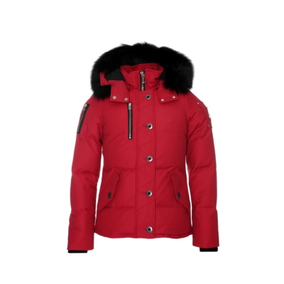 Moose Knuckles 3Q Fur Hood Parka Red 01
