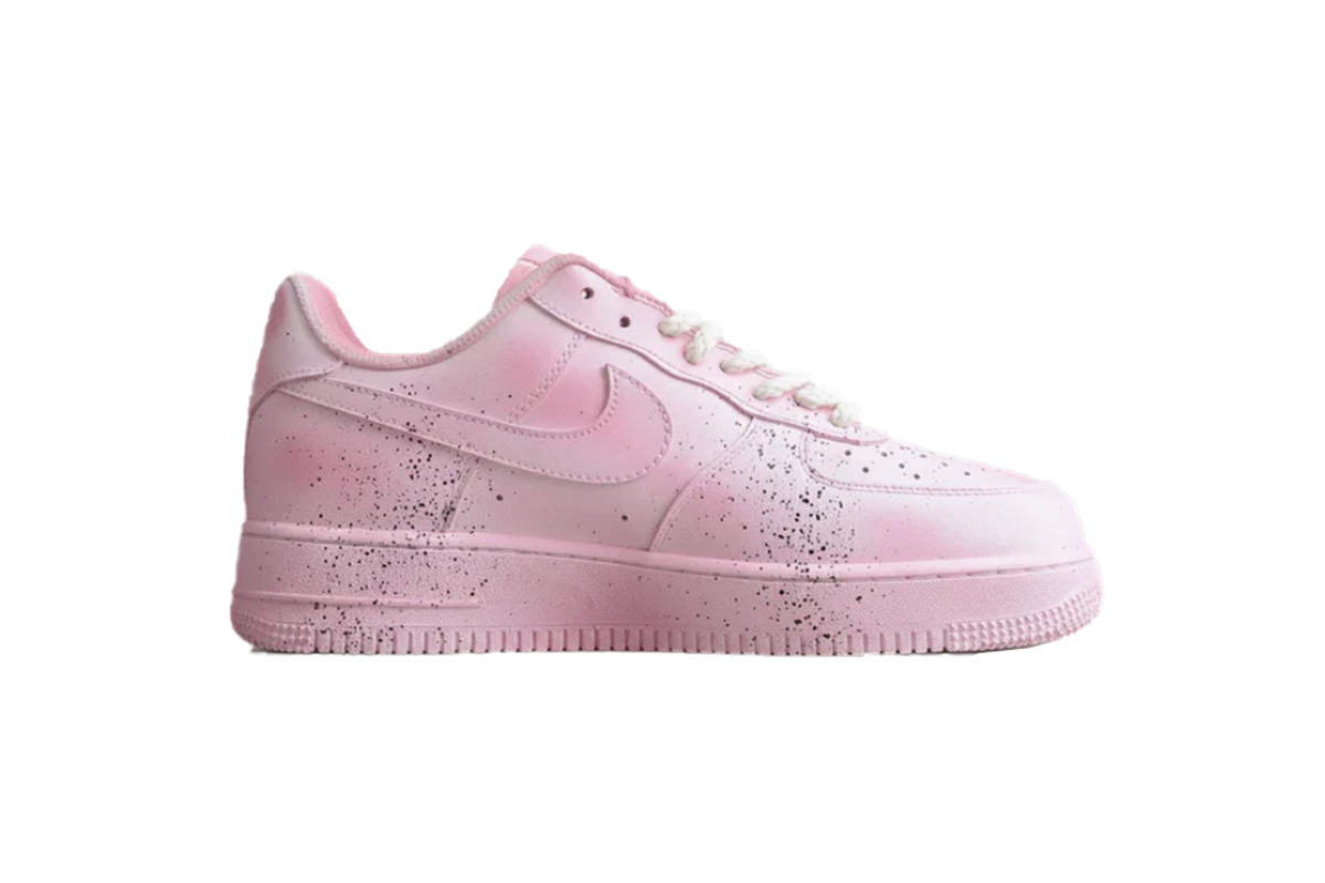 Pink Chrome Hearts Air Force 1