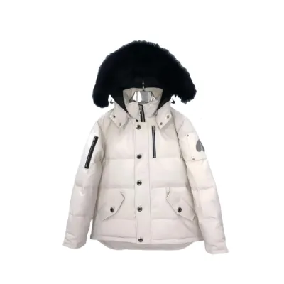 Moose Knuckles 3Q Quited Puffer Jacket White 01