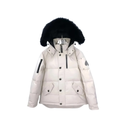 Moose Knuckles 3Q Quited Puffer Jacket White 01