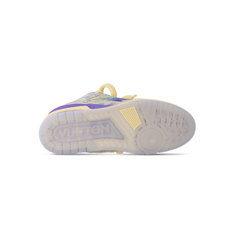 Louis Vuitton LV Skate Sneaker Gradient Damier Denim Purple 1AH667