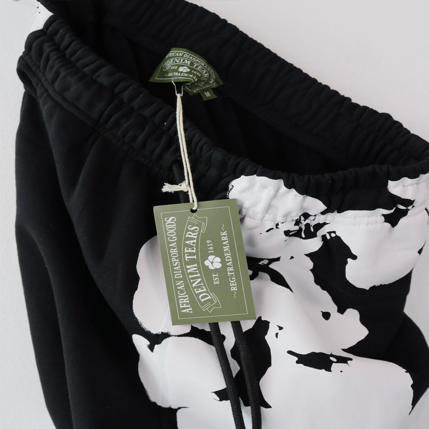 Denim Tears Big Cotton Wreath Hoodie & Sweatpant Set #5671-8215 Black