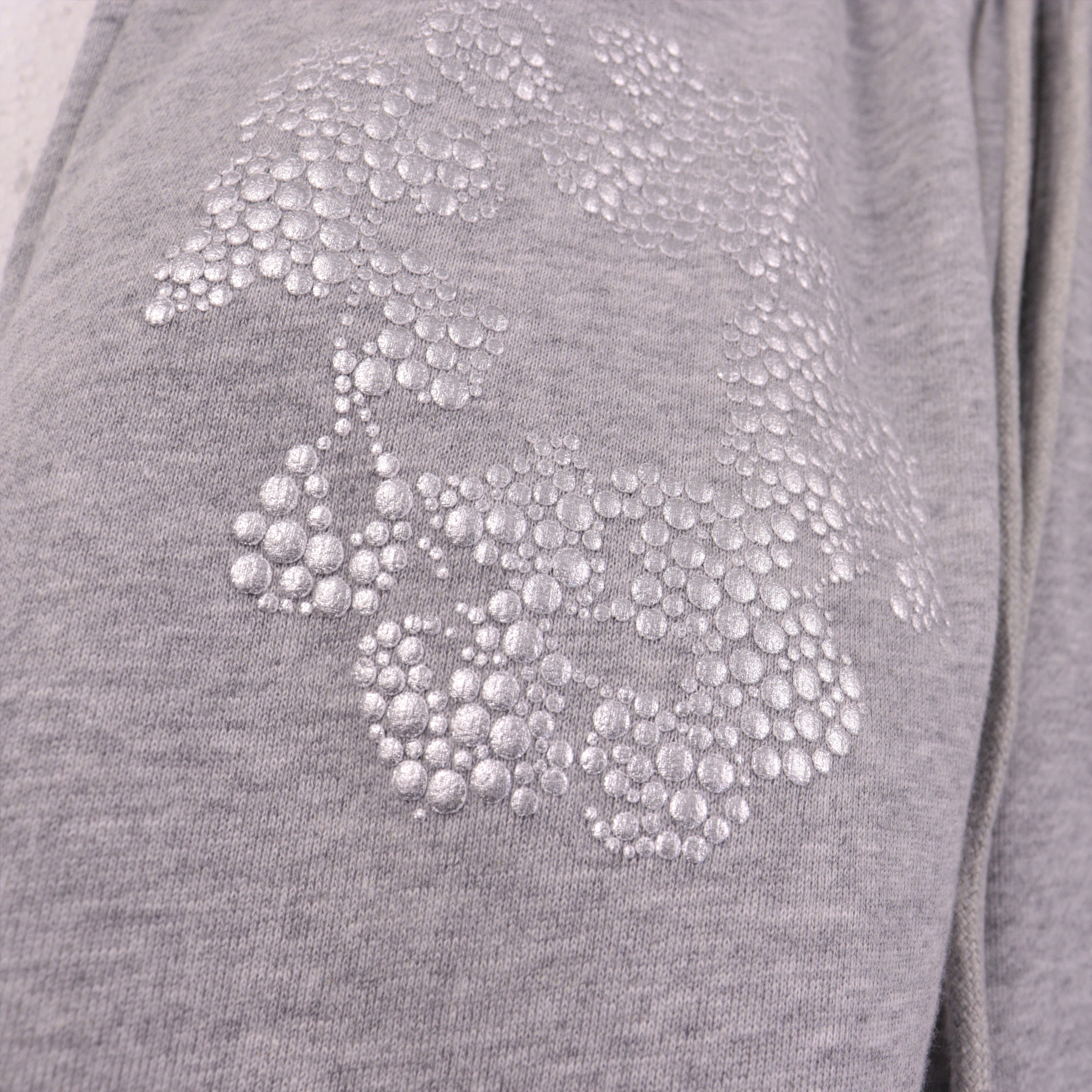 Denim Tears Cashmere Swarovski Cotton Wreath Zip Hoodie & Sweatpant Set #6030-8208 Gray