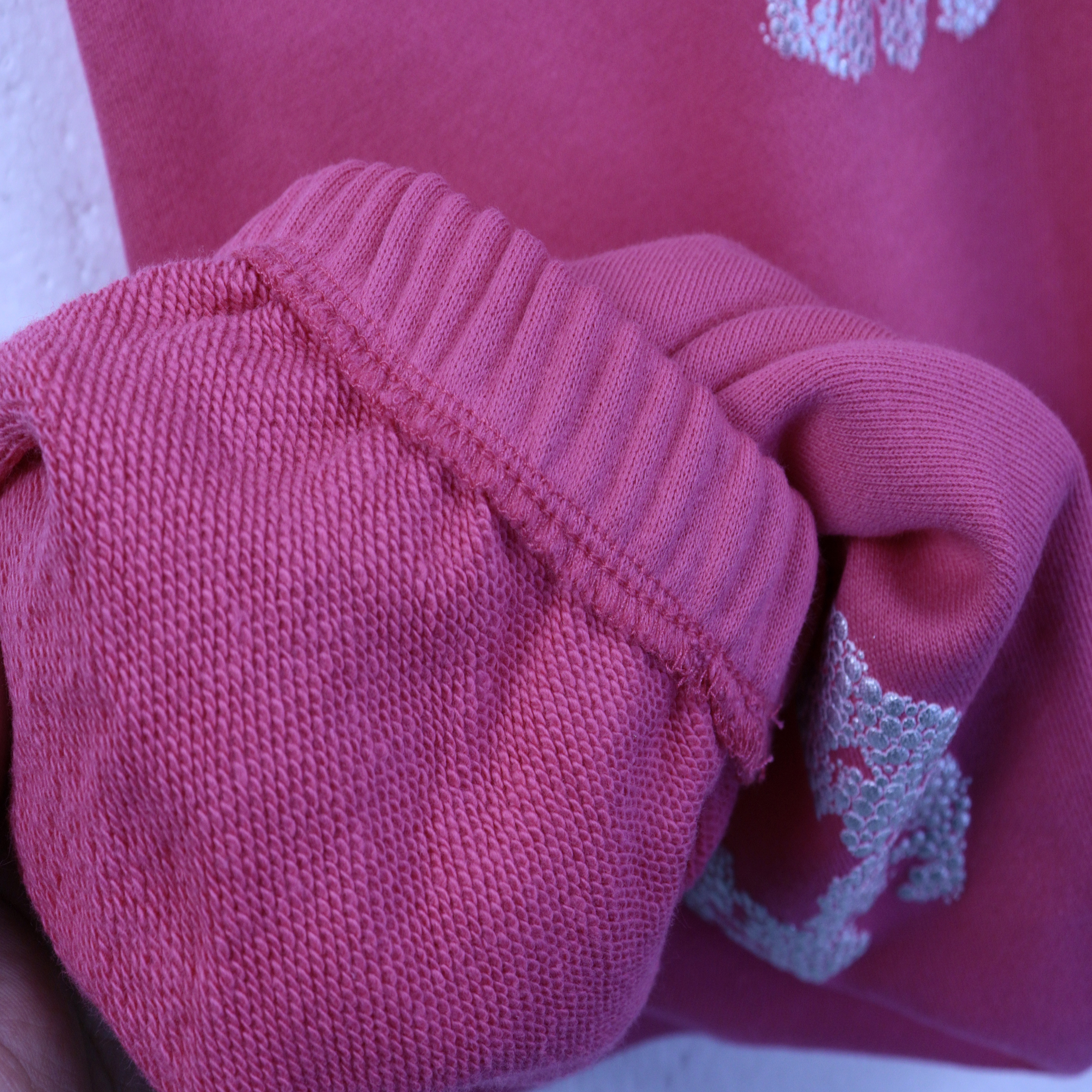 Denim Tears Cashmere Swarovski Cotton Wreath Zip Hoodie & Sweatpant Set #6030-8208 Pink