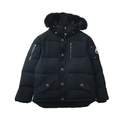 Moose Knuckles Men's Shearling 3Q Jacket Black 01