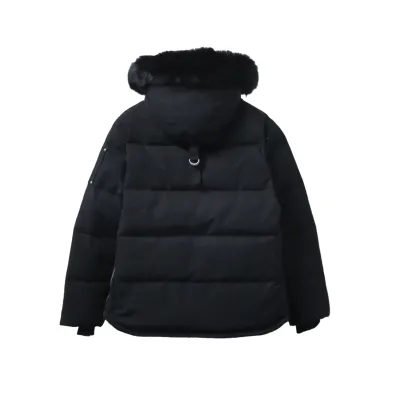 Moose Knuckles Shearling 3Q Jacket Black & Left Chest Zipper Accessory 02