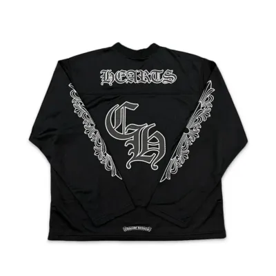 Chrome Hearts Long Sleeve Hockey Jersey Black 02