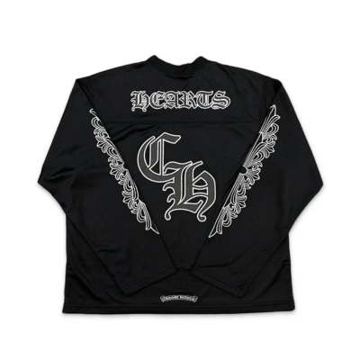 Chrome Hearts Long Sleeve Hockey Jersey Black 02