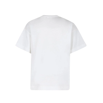 Fendi White T-shirt With Yellow Logo 02