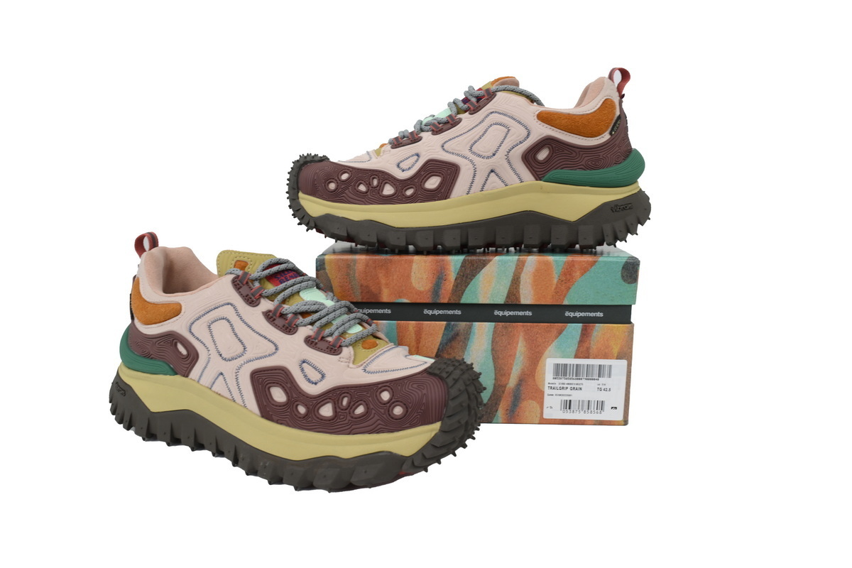 Moncler Trailgrip Fluorescent Ant Nest Rice Brown Green I209B 4M00230 M3273