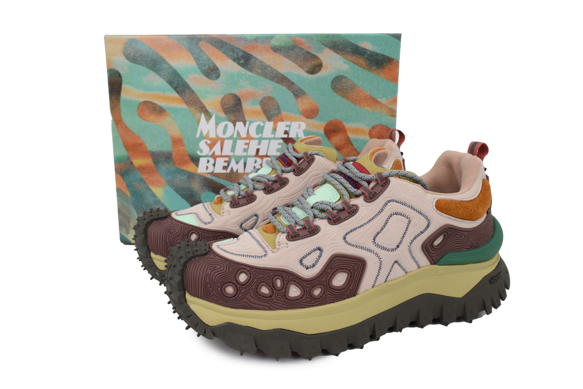 Moncler Trailgrip Fluorescent Ant Nest Rice Brown Green I209B 4M00230 M3273