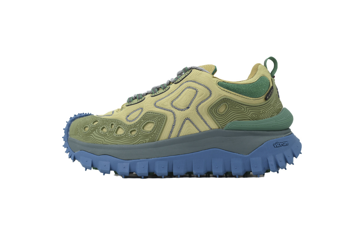 Moncler Trailgrip Fluorescent Black Ant Nest Blue Gray I209B 4M00230 M3273