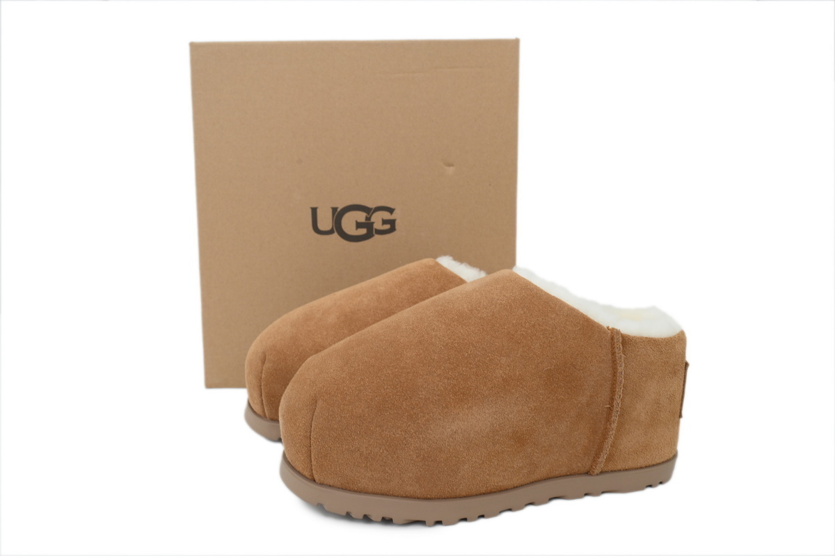UGG Pumped Slide Mustard Seed Suede Brown (Women's) 11158215