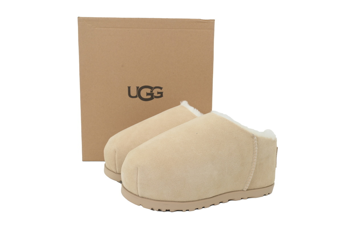 UGG Pumped Slide Mustard Seed Suede Khaki (Women's) 1158215