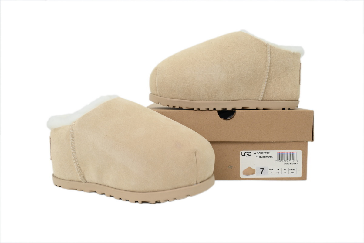 UGG Pumped Slide Mustard Seed Suede Khaki (Women's) 1158215