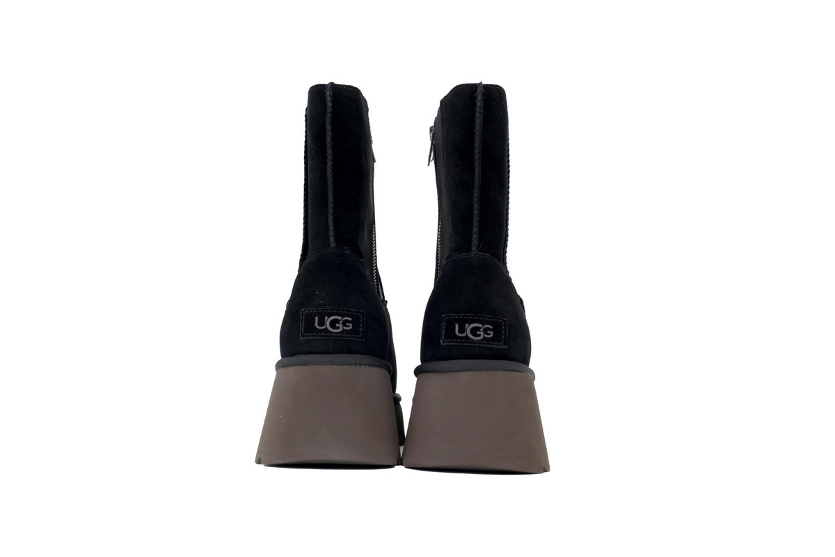 UGG Women's Classic Twin Seam New Heights Boots Black 1158313