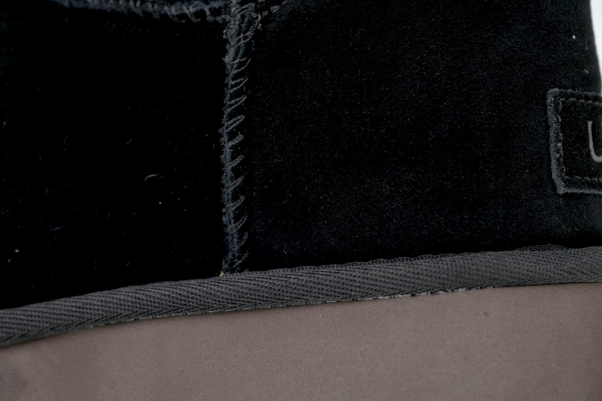 UGG Women's Classic Twin Seam New Heights Boots Black 1158313