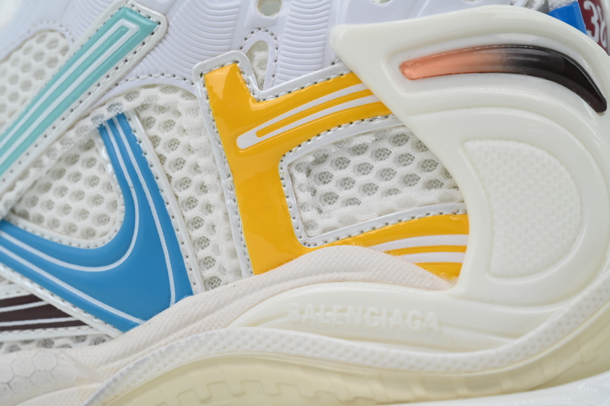 Balenciaga Runner Sneaker 'White Blue Yellow'