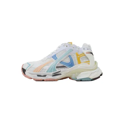 Balenciaga Runner Sneaker 'White Blue Yellow' 01
