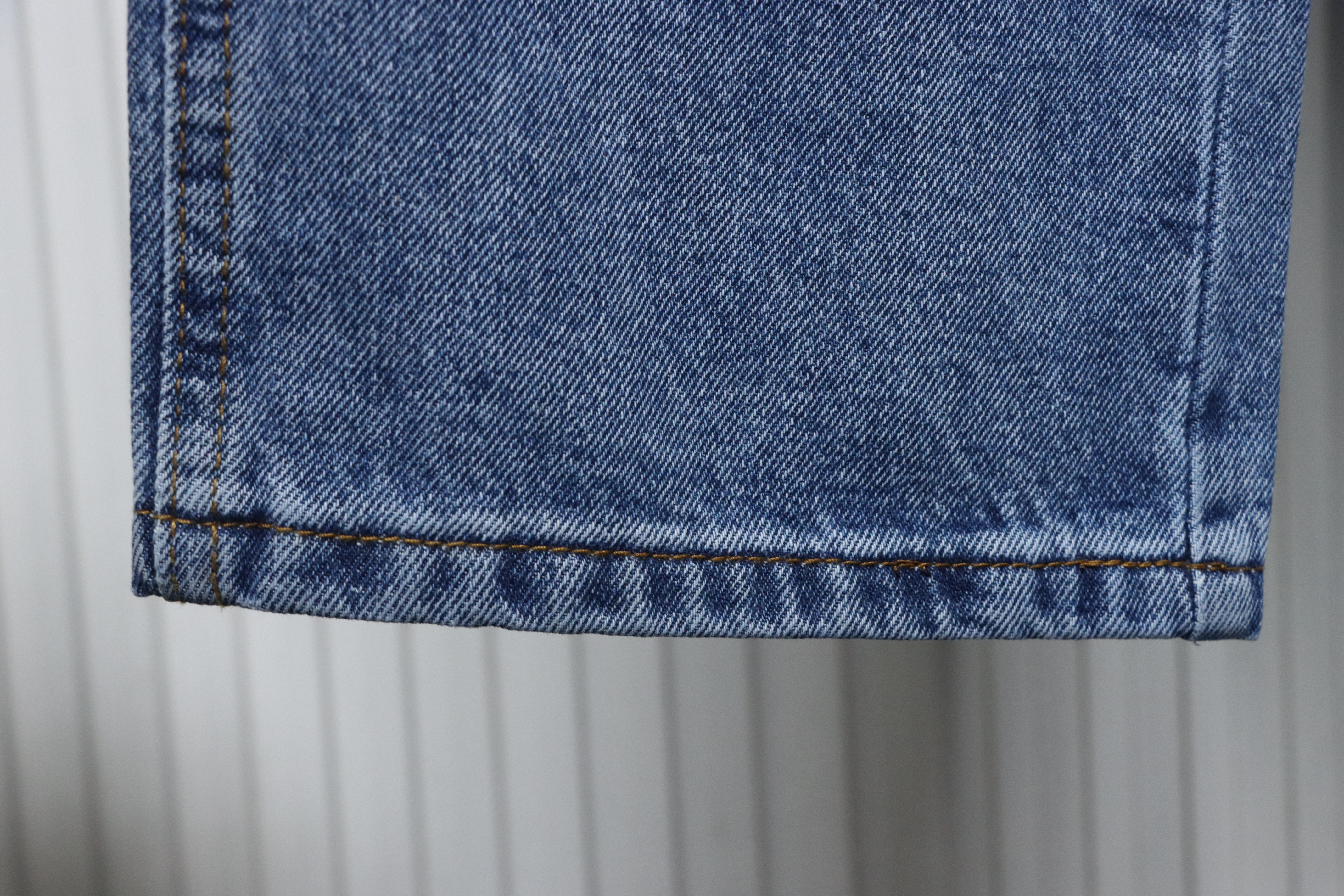 Chrome Hearts Fleur Knee Cross Patch Jeans Blue