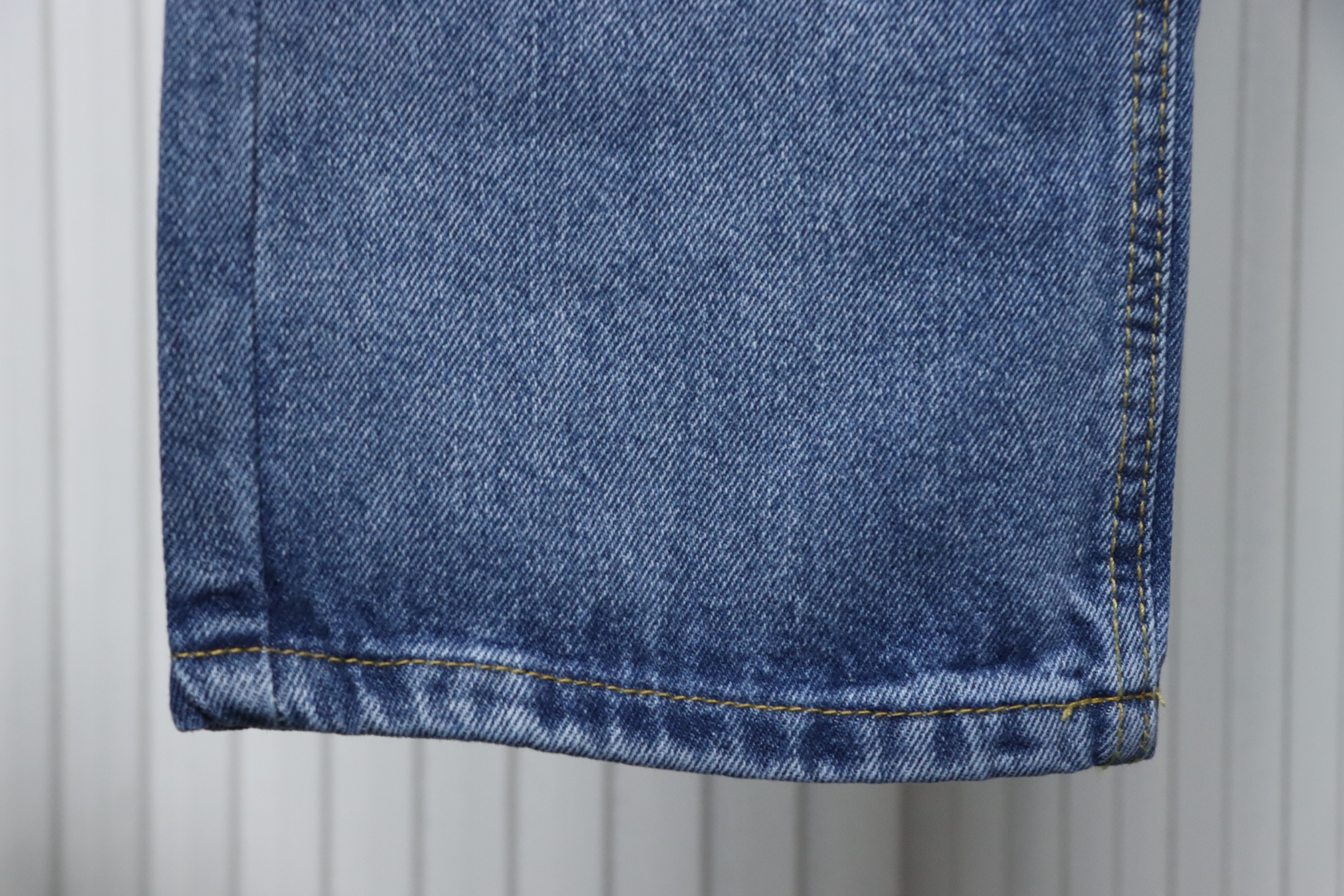 Chrome Hearts Miami Art Basel White Blue Cross Patch Jeans