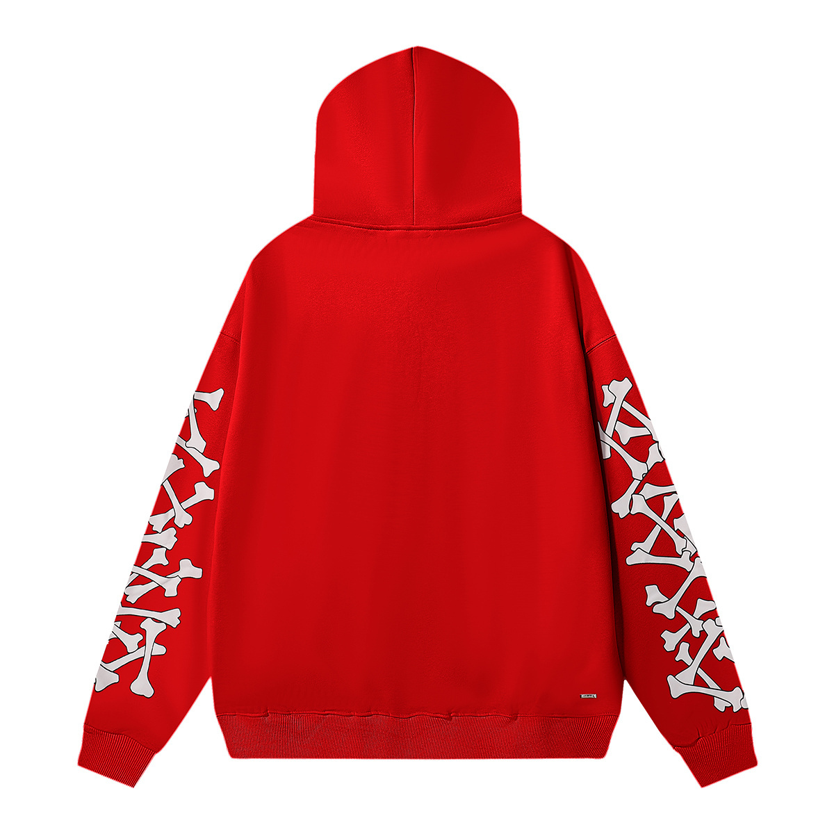 AMIRI Stacked Bones Hoodie #9235 Black/Gray/Red