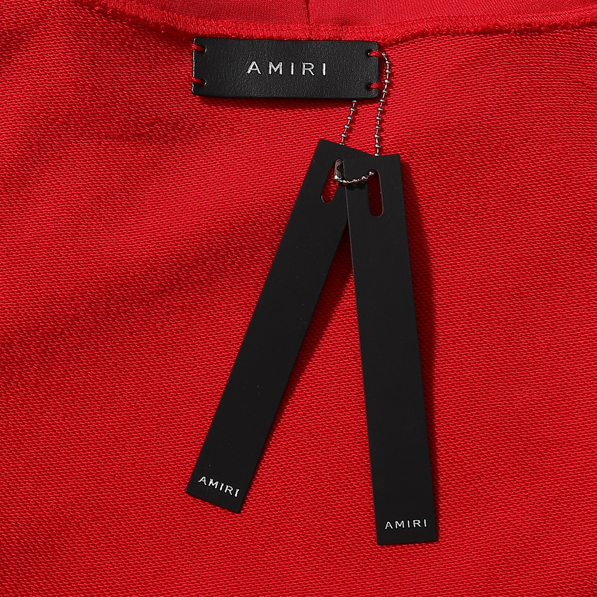 AMIRI Stacked Bones Hoodie #9235 Black/Gray/Red