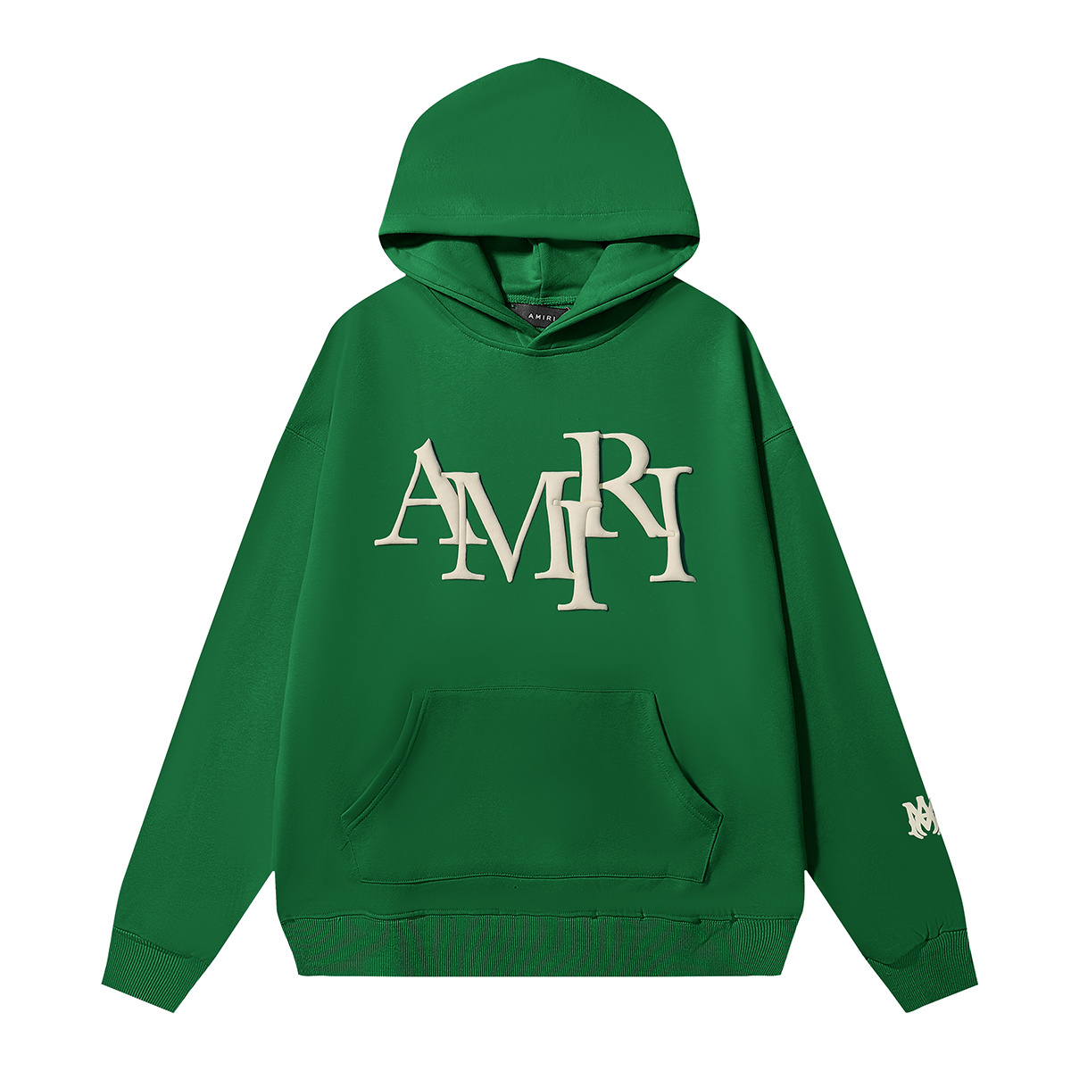 AMIRI Staggered Logo Hoodie #9273 Pure Black/Apricot/Black White/Green/Sky Blue/White