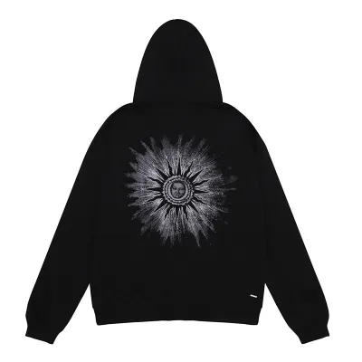 AMIRI Sun Hoodie #9278 Black/White 01
