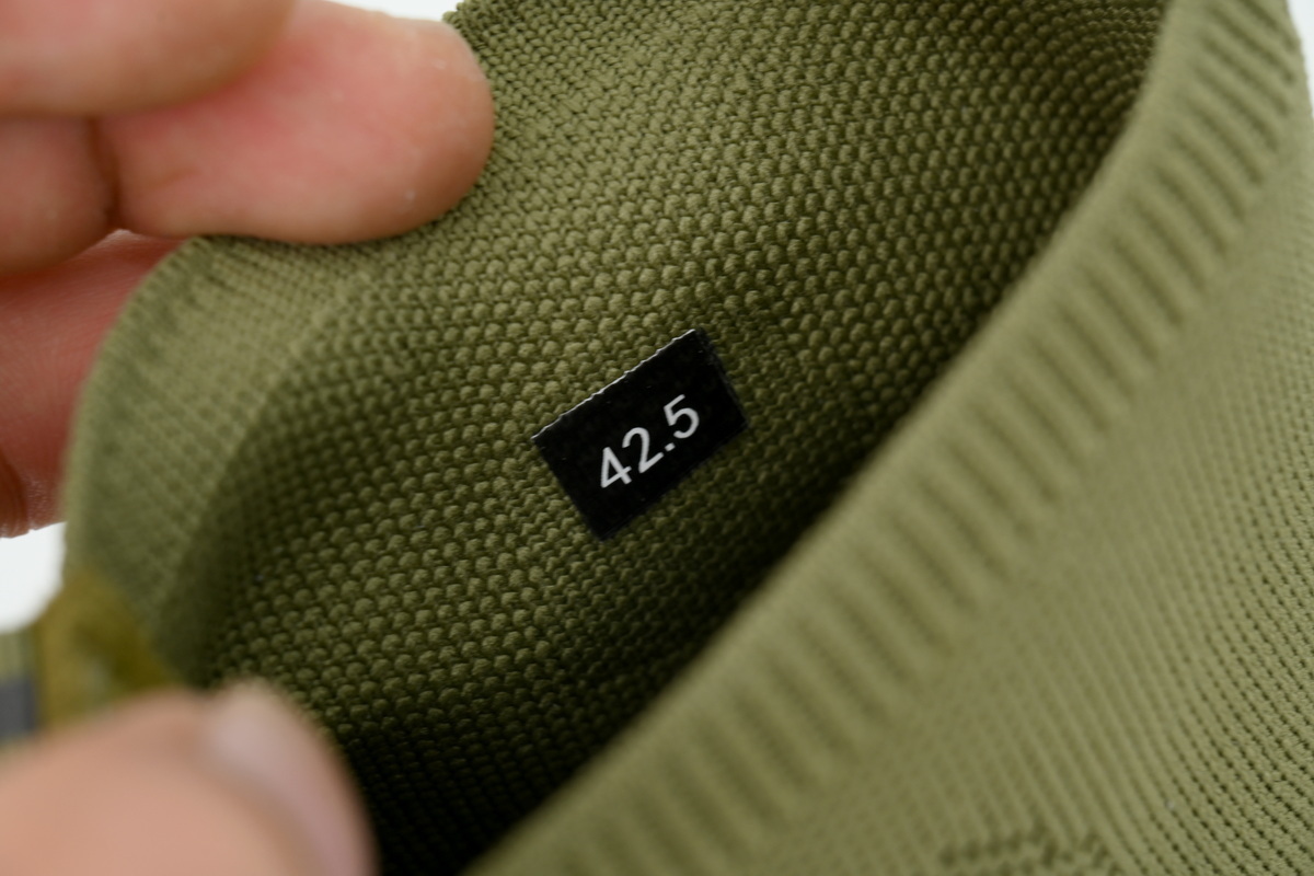 Moncler Trailgrip Knit High Top Sneakers Beige Green