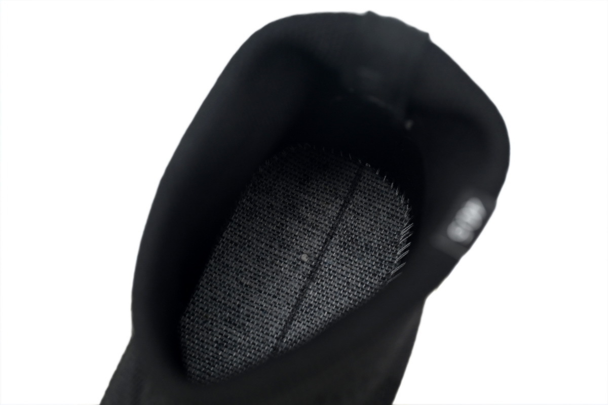 Moncler Trailgrip Knit High Top Sneakers Black White