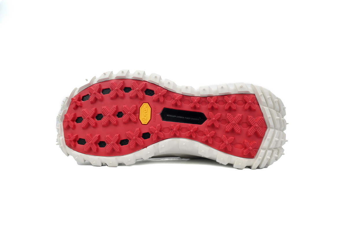 Moncler Trailgrip Knit High Top Sneakers Black White