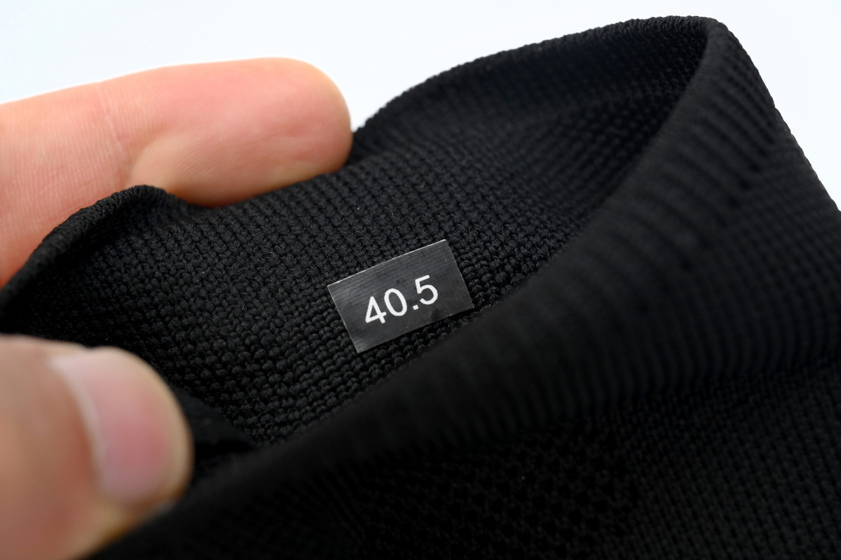 Moncler Trailgrip Knit High Top Sneakers Black White