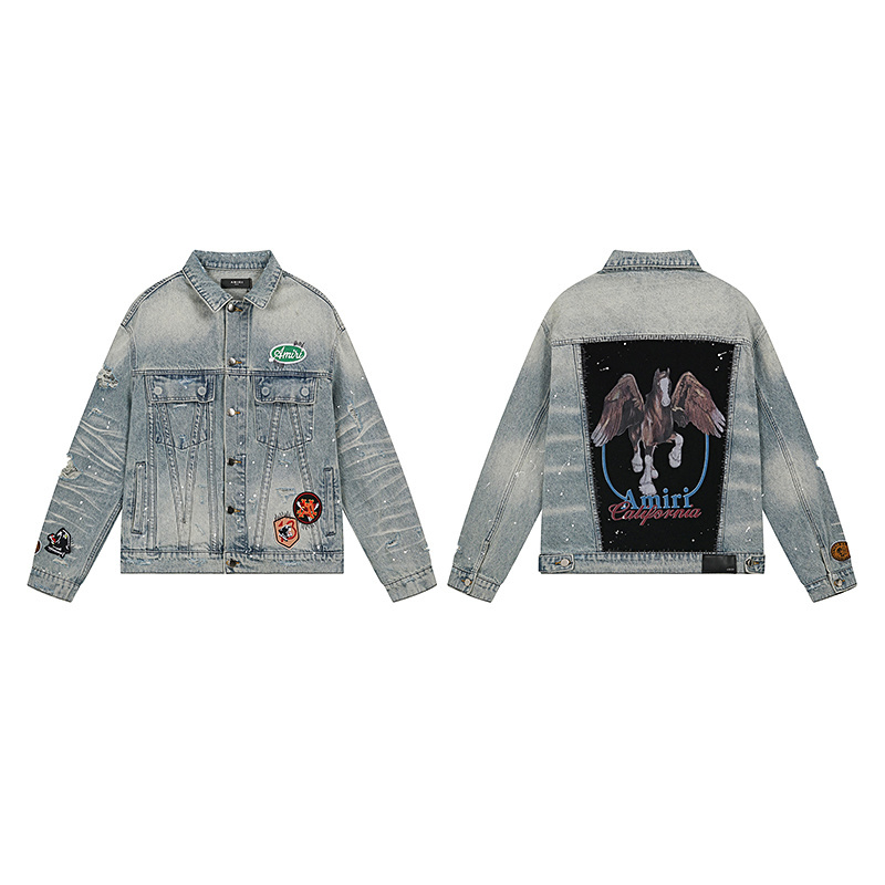 Amiri Casual Denim Jackets #5023