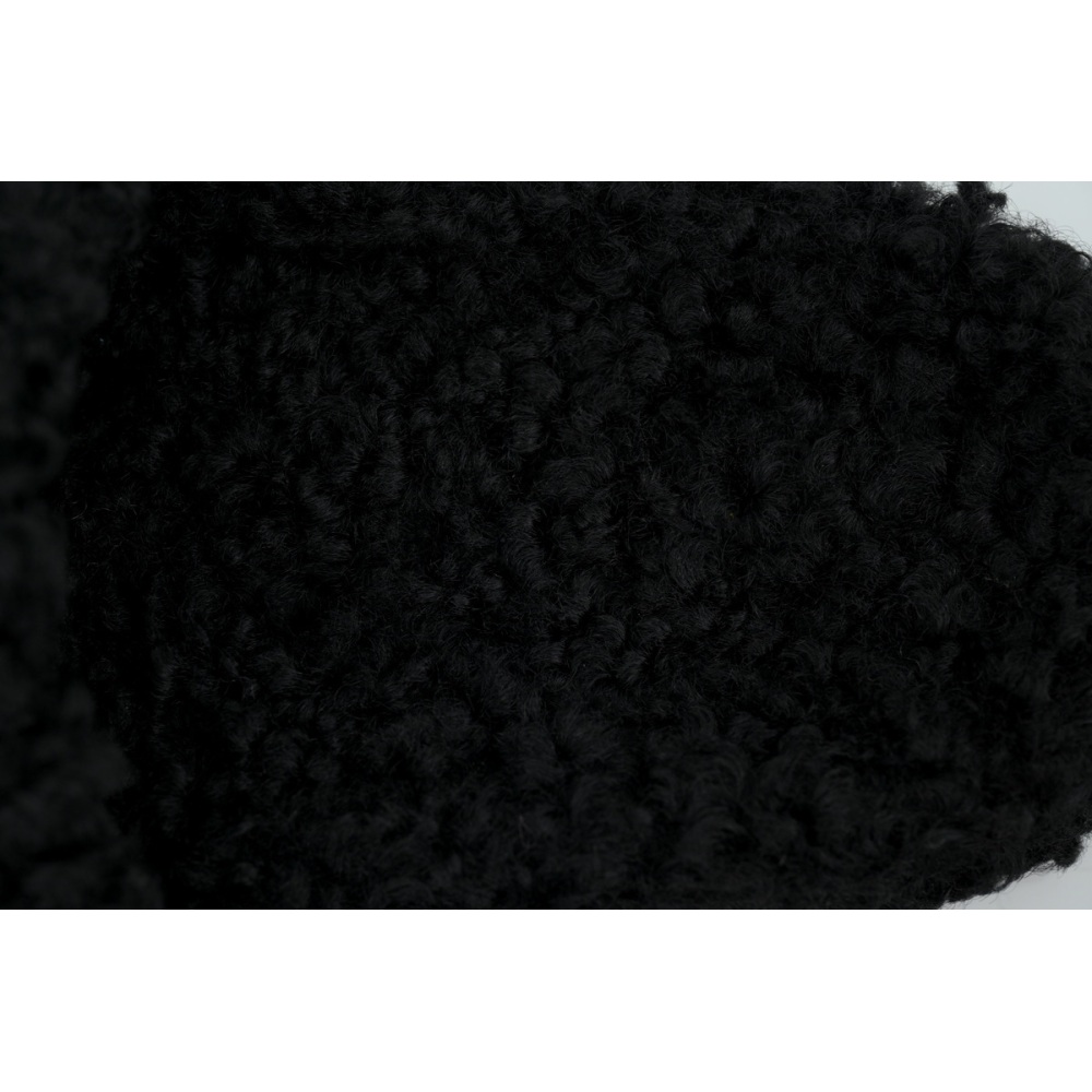 Balenciaga Furry Slide Black Coke Label 654747W2D011096