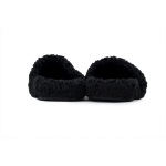 Balenciaga Furry Slide Black Coke Label 654747W2D011096