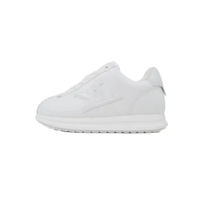 LV BUTTERSOFT Sneaker Lambskin/Plain Calf x Nigo All White 01