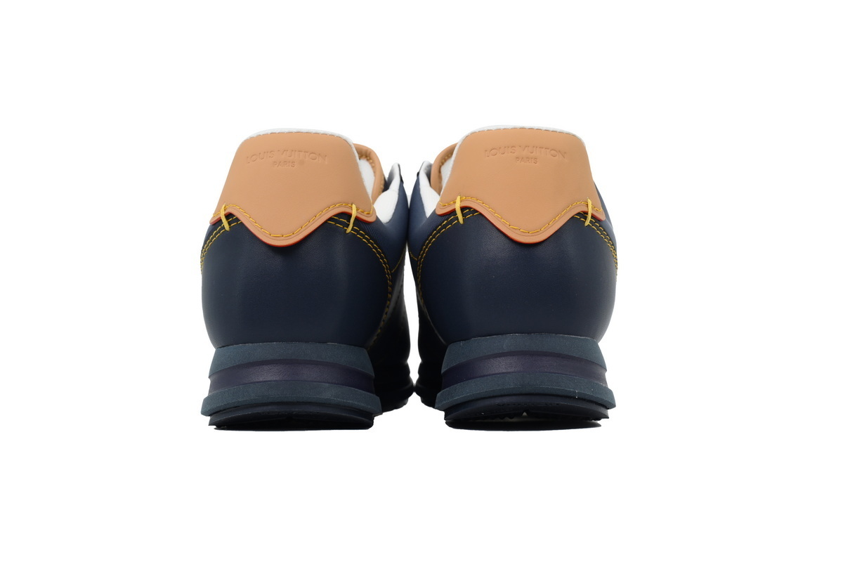 LV BUTTERSOFT Sneaker Lambskin/Plain Calf x Nigo Navy Blue