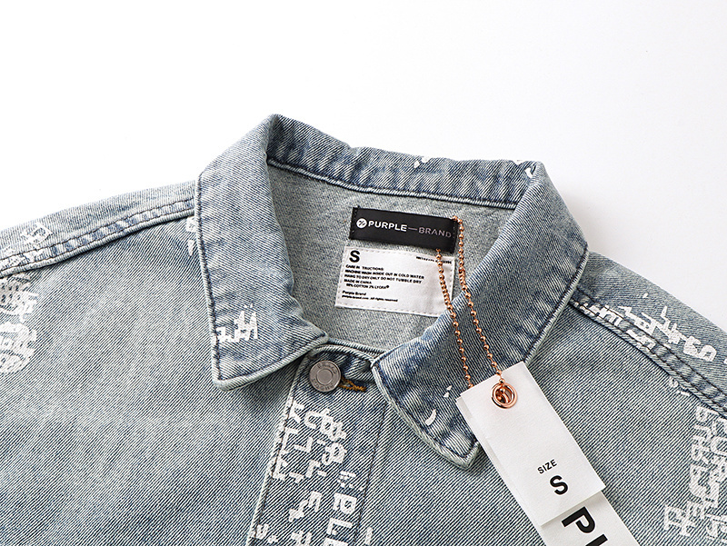 Purple Brand Casual Denim Jackets #6016