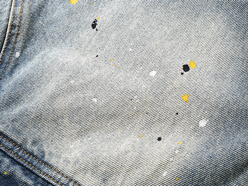 Purple Brand Personality Hotfix Rhinestone Casual Denim Jackets #6019