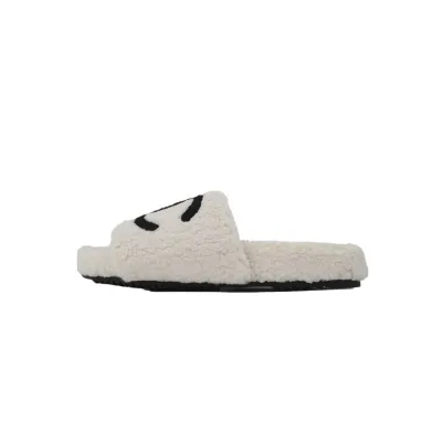 Chanel Wool Slippers White 01