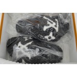 Louis Vuitton Bom Dia Shearling Flate Slippers Black