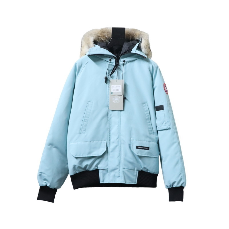 Canada Goose Chilliwack Bomber Jacket Short Down Jacket Sky Blue