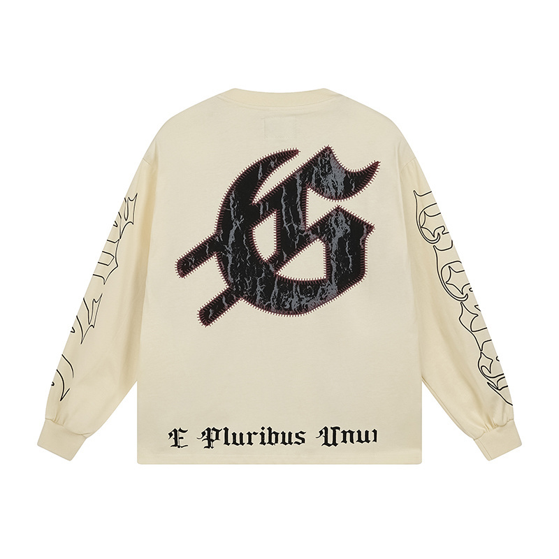 Godspeed Rock Baseball Skeleton Long Sleeve T-shirt Bone #3159