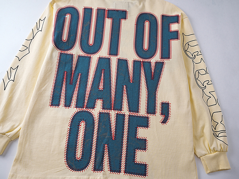 Godspeed Strike Out Long Sleeve T-shirt Bone #3158